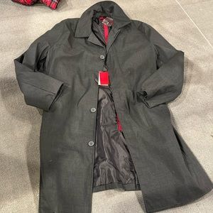 Alfani Red Trench Coat